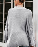 The Elliott Sweater in Gray: Alternate View #3