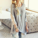 Tilly Lace Tee: Alternate View #1