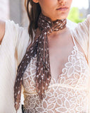 Tilly Taupe Scarf: Alternate View #3