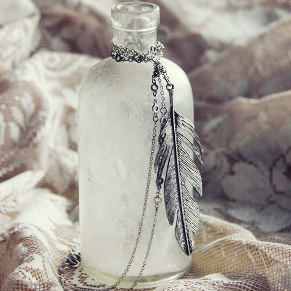 Timber Feather Necklace: Featured Product Image