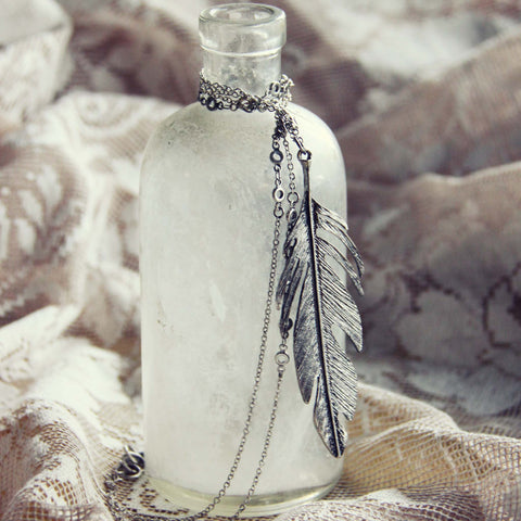 Timber Feather Necklace