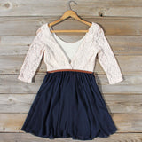 Timber Lace Dress in Navy: Alternate View #4