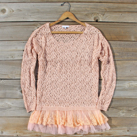Timber Line Top in Pink