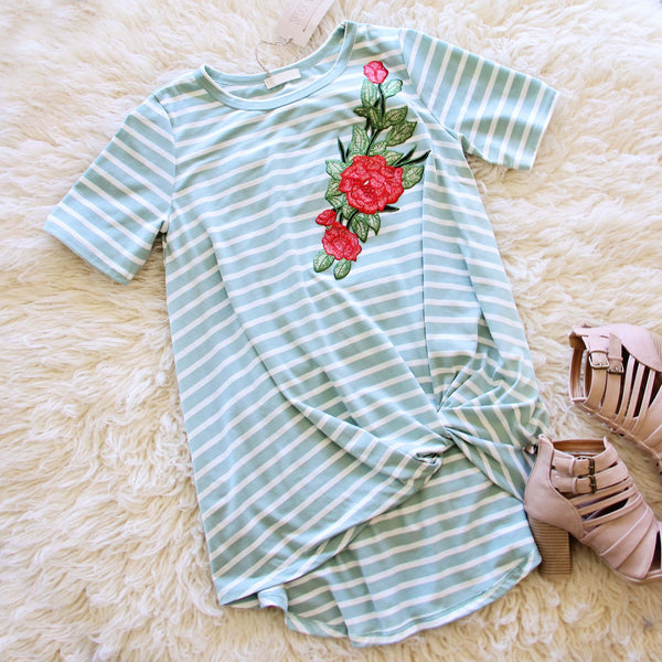 Timber Rose Tee in Sage: Featured Product Image