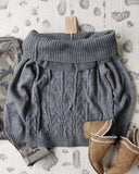 Timberline Cozy Sweater in Gray: Alternate View #3