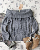 Timberline Cozy Sweater in Gray: Alternate View #1