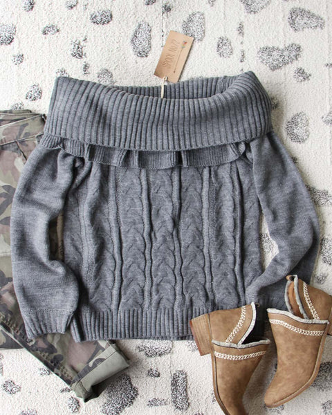 Timberline Cozy Sweater in Gray: Featured Product Image