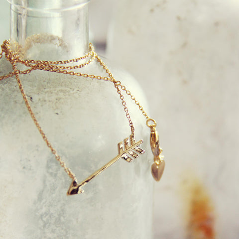 Tiny Arrow Necklace