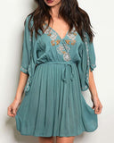 Toujours Dress in Sage: Alternate View #1