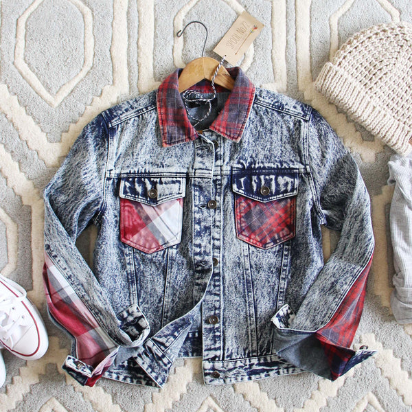 The Tucker Jean Jacket in Plaid: Featured Product Image