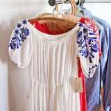 Tulum Maxi Dress in White (wholesale): Alternate View #2