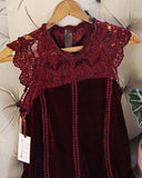 Velvet & Lace Tunic Dress: Alternate View #2