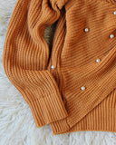 Venice Pearl Sweater in Pumpkin Spice: Alternate View #3