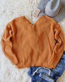 Venice Pearl Sweater in Pumpkin Spice: Alternate View #4