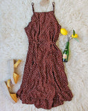 Villa Wrap Dress in Brown: Alternate View #2