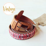 Vintage Boho Embroidered Belt: Alternate View #1