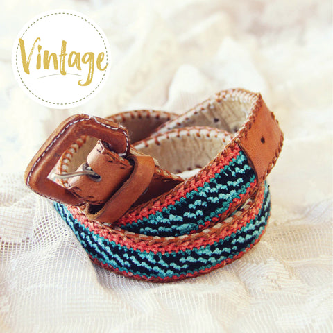 Vintage Embroidered Belt