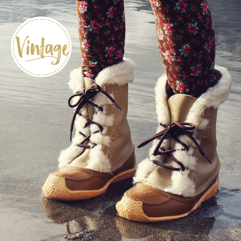 Vintage Cozy Snow Boots