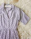 Vintage 50's Cotton Dress: Alternate View #2