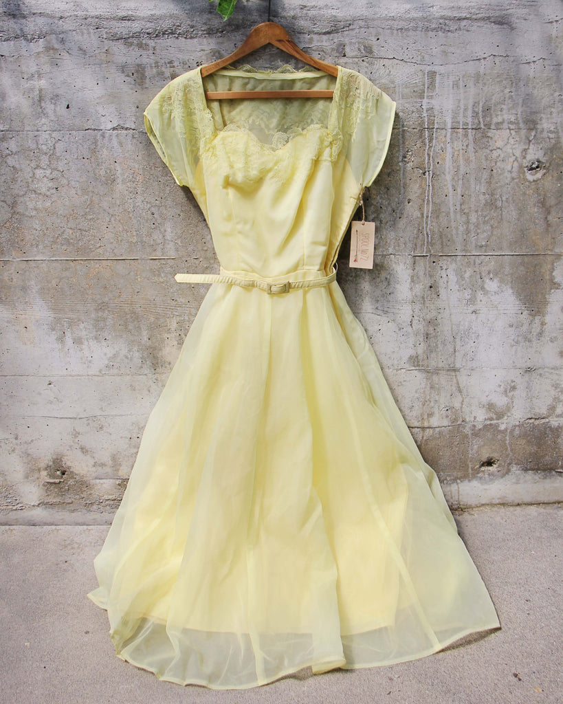 Vintage 50's Lemon Dress, Sweet Vintage 50's Dresses from Spool 72. | Spool No.72 Vintage 50's Lemon Dress, Sweet Vintage 50's Dresses from Spool 72. | Spool No.72