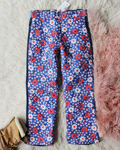 Vintage 70's Daisy Ski Pants