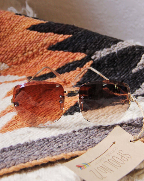 Vintage 70's Rose Gold Sunnies: Featured Product Image