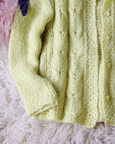 Vintage 50's Daffodil Sweater: Alternate View #3