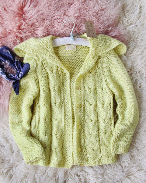 Vintage 50's Daffodil Sweater: Featured Product Image