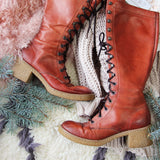 Vintage 60's Lace Front Boots: Alternate View #3