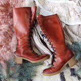 Vintage 60's Lace Front Boots: Alternate View #2