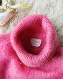 Vintage 60's Pink Sweater: Alternate View #2