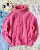 Vintage 60's Pink Sweater: Alternate View #1