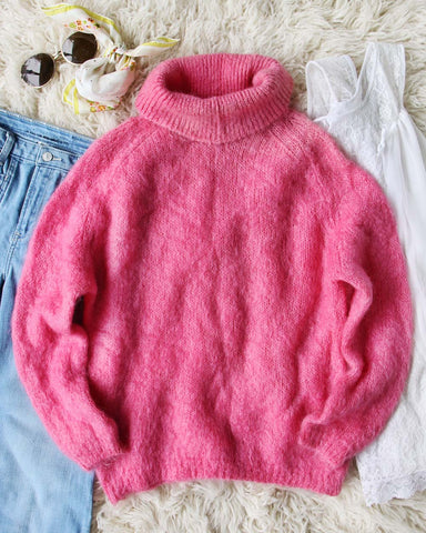Vintage 60's Pink Sweater