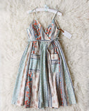 Vintage 70's Batik Pocket Dress: Alternate View #1