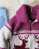 Vintage 70's Cozy Knit Cowichan Sweater: Alternate View #2
