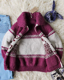 Vintage 70's Cozy Knit Cowichan Sweater: Alternate View #3