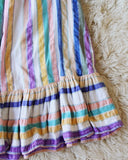 Vintage 70's Rainbow Dress: Alternate View #4