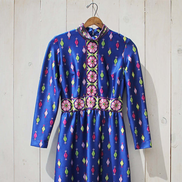 Vintage 70's Gypsy Maxi Dress: Featured Product Image
