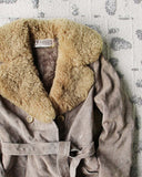 Vintage 70's Shearling & Suede Coat: Alternate View #2