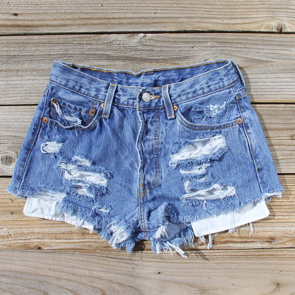 Vintage Distressed Shorts: Featured Product Image
