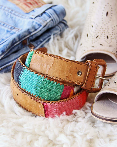 Vintage 70's Tapestry Belt