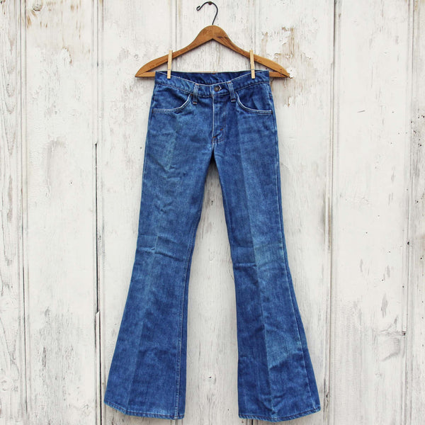 Vintage 70's Bell Bottom Jeans: Featured Product Image