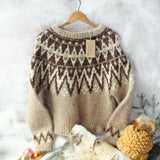 Vintage Cabin Knit Sweater: Alternate View #1