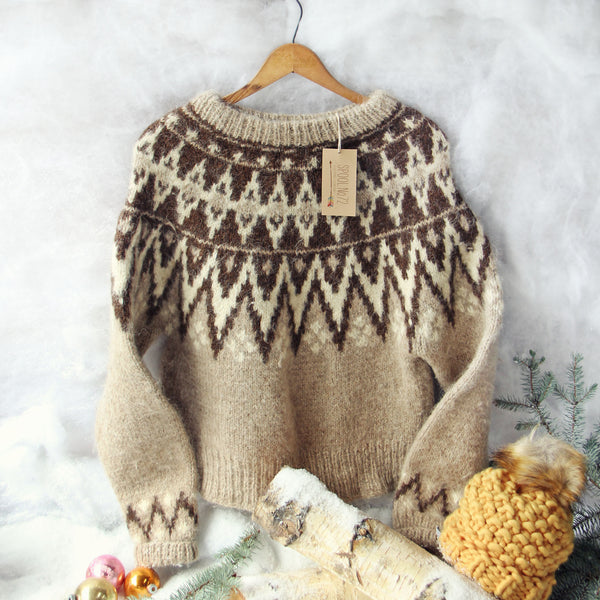 Vintage Cabin Knit Sweater: Featured Product Image