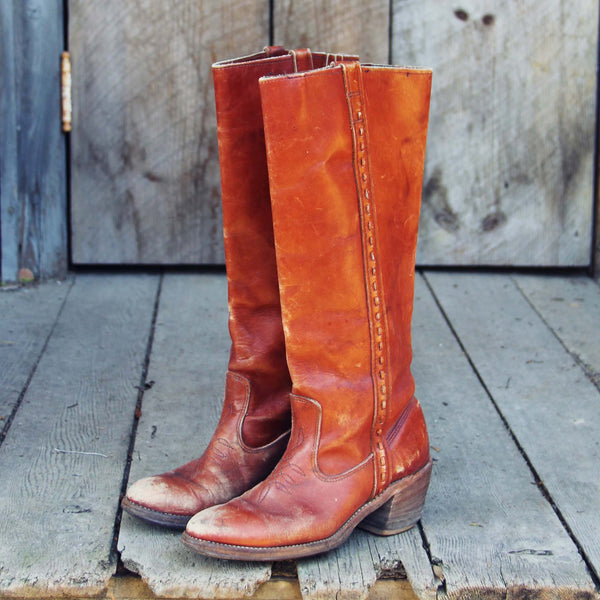 Vintage Stitch Campus Boots: Featured Product Image