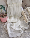 Vintage Chiffon & Lace Nightgown: Alternate View #3