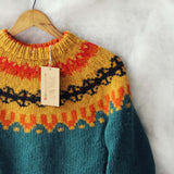 Vintage Cozy Ski Sweater: Alternate View #2