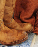 Vintage Marbled Campus Boots: Alternate View #2