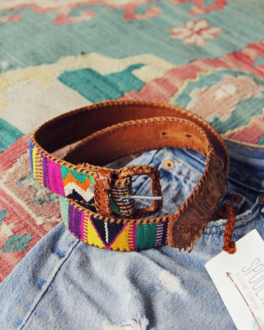 Vintage 70's Tapestry Belt