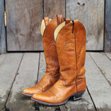 Vintage Falling Leaves Boots: Alternate View #1